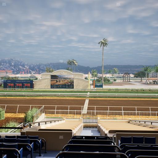 Del Mar Thoroughbred Club - Section Clubhouse Box 17 D Lvl 2 Seat View