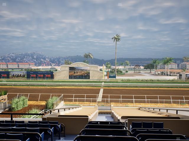 Del Mar Thoroughbred Club - Section Clubhouse Box 17 D Lvl 2 Seat View