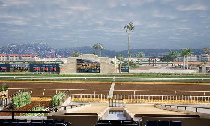 Del Mar Thoroughbred Club - Section Clubhouse Box 17 D Lvl 2 Seat View