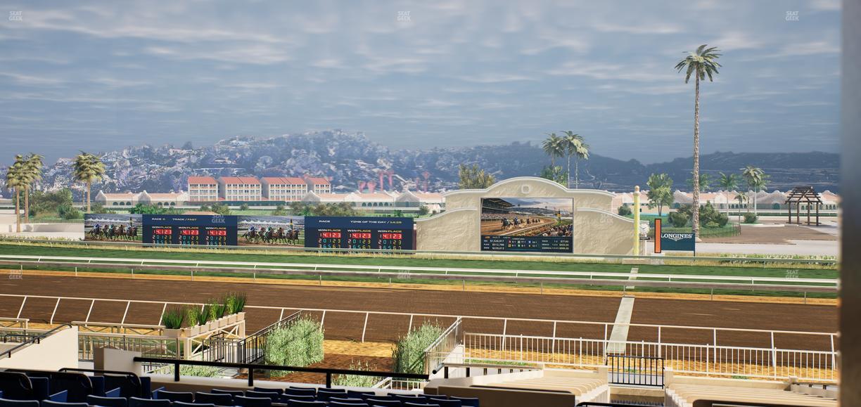 Del Mar Thoroughbred Club - Section Clubhouse Box 17 E Lvl 3 Seat View