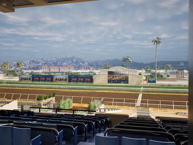 Del Mar Thoroughbred Club - Section Clubhouse Box 17 E Lvl 3 Seat View