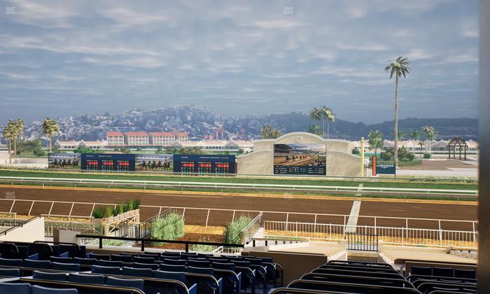 Del Mar Thoroughbred Club - Section Clubhouse Box 17 E Lvl 3 Seat View
