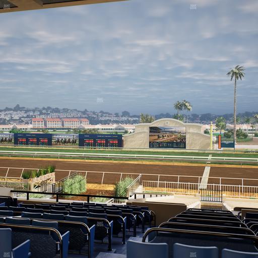 Del Mar Thoroughbred Club - Section Clubhouse Box 17 E Lvl 3 Seat View
