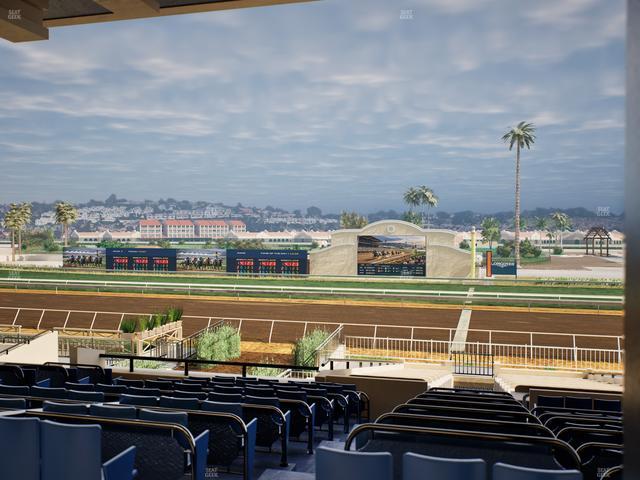 Del Mar Thoroughbred Club - Section Clubhouse Box 17 E Lvl 3 Seat View