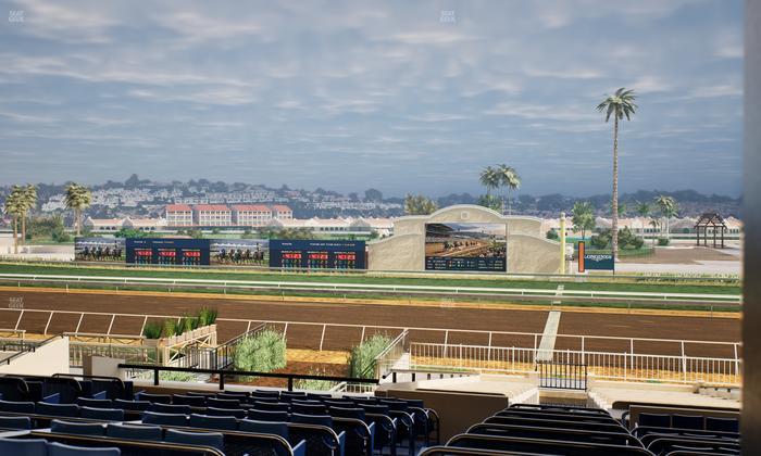 Del Mar Thoroughbred Club - Section Clubhouse Box 17 E Lvl 3 Seat View