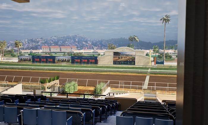 Del Mar Thoroughbred Club - Section Clubhouse Box 17 F Lvl 3 Seat View