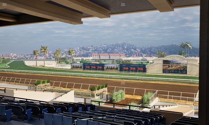 Del Mar Thoroughbred Club - Section Clubhouse Box 17 G Lvl 3 Seat View