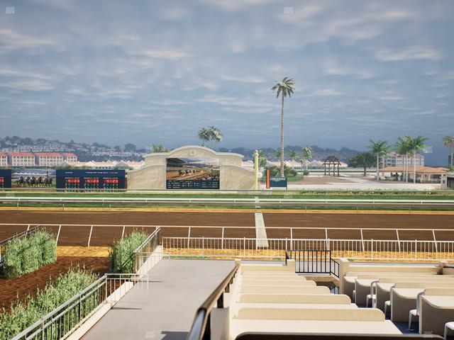 Del Mar Thoroughbred Club - Section Clubhouse Box 18 A Lvl 2 Seat View