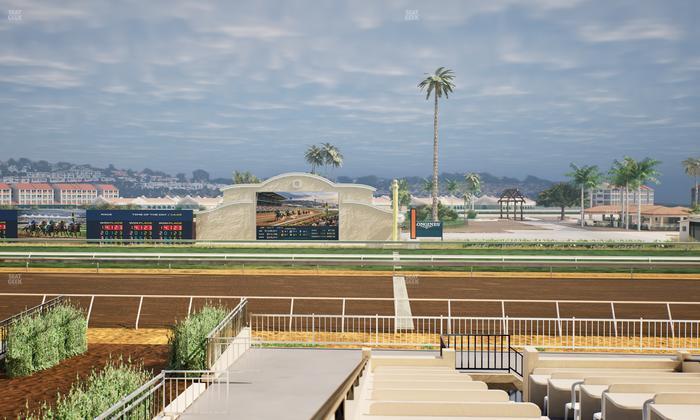 Del Mar Thoroughbred Club - Section Clubhouse Box 18 A Lvl 2 Seat View