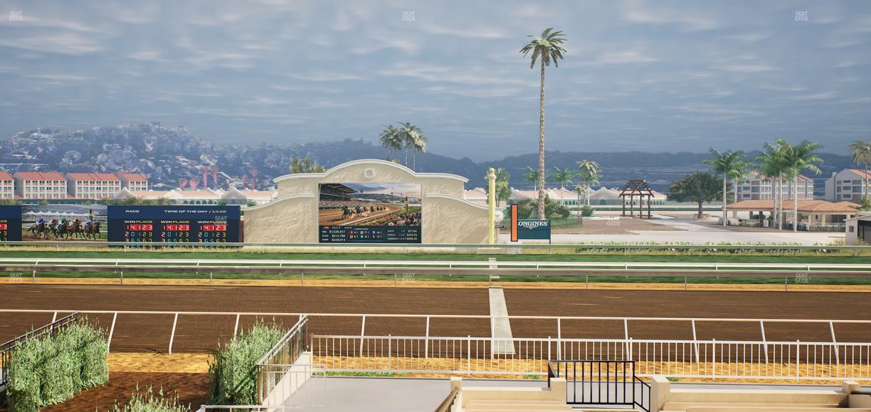 Del Mar Thoroughbred Club - Section Clubhouse Box 18 A Lvl 2 Seat View