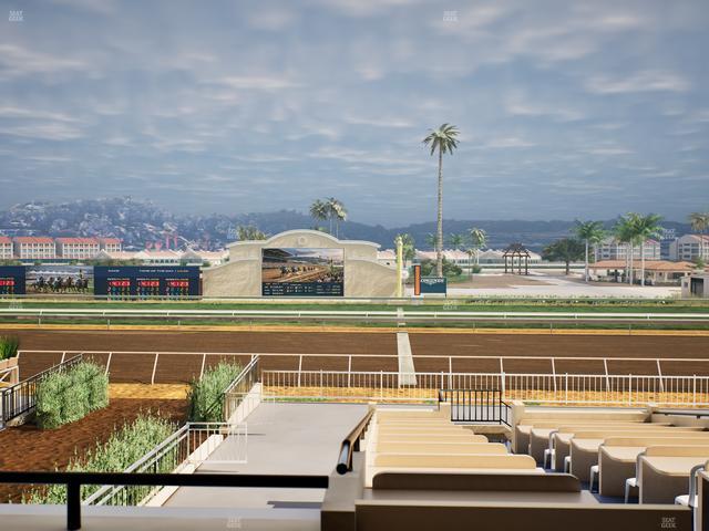 Del Mar Thoroughbred Club - Section Clubhouse Box 18 B Lvl 2 Seat View