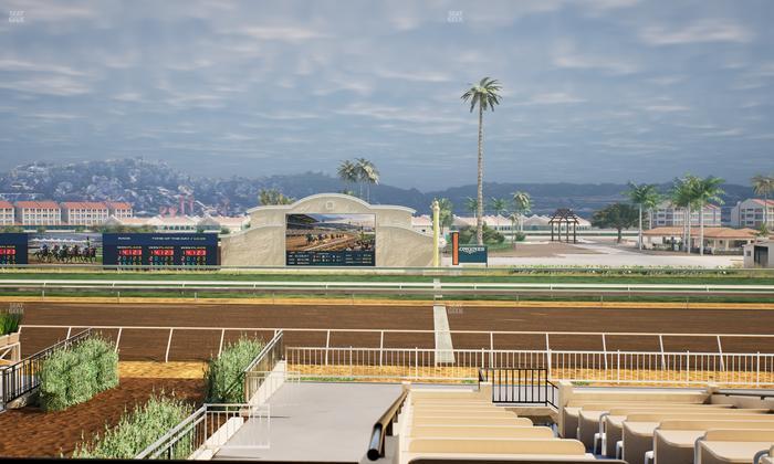 Del Mar Thoroughbred Club - Section Clubhouse Box 18 B Lvl 2 Seat View