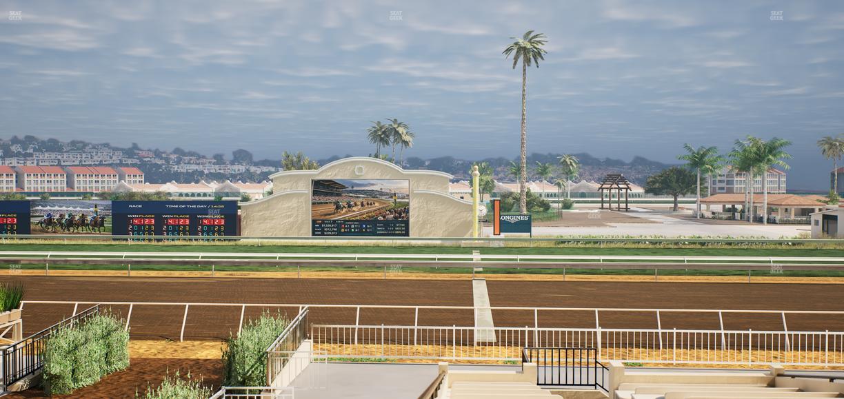 Del Mar Thoroughbred Club - Section Clubhouse Box 18 B Lvl 2 Seat View