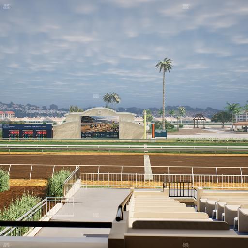 Del Mar Thoroughbred Club - Section Clubhouse Box 18 B Lvl 2 Seat View