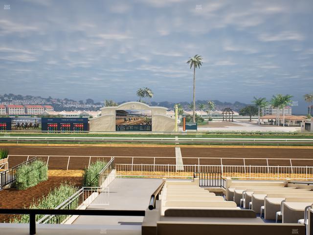 Del Mar Thoroughbred Club - Section Clubhouse Box 18 B Lvl 2 Seat View