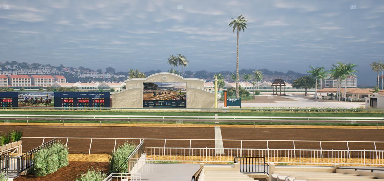 Del Mar Thoroughbred Club - Section Clubhouse Box 18 C Lvl 2 Seat View