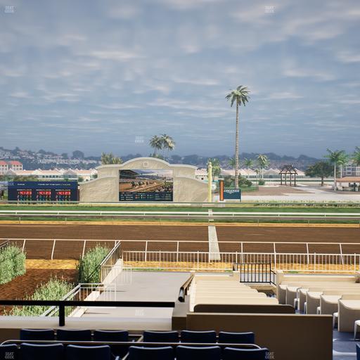 Del Mar Thoroughbred Club - Section Clubhouse Box 18 C Lvl 2 Seat View