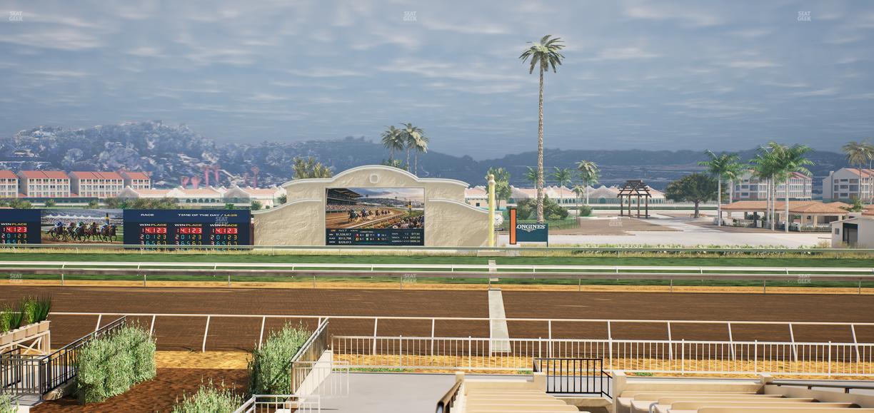 Del Mar Thoroughbred Club - Section Clubhouse Box 18 C Lvl 2 Seat View