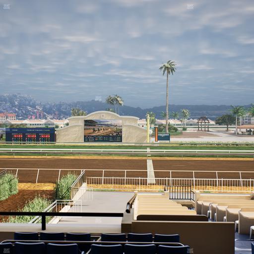 Del Mar Thoroughbred Club - Section Clubhouse Box 18 C Lvl 2 Seat View