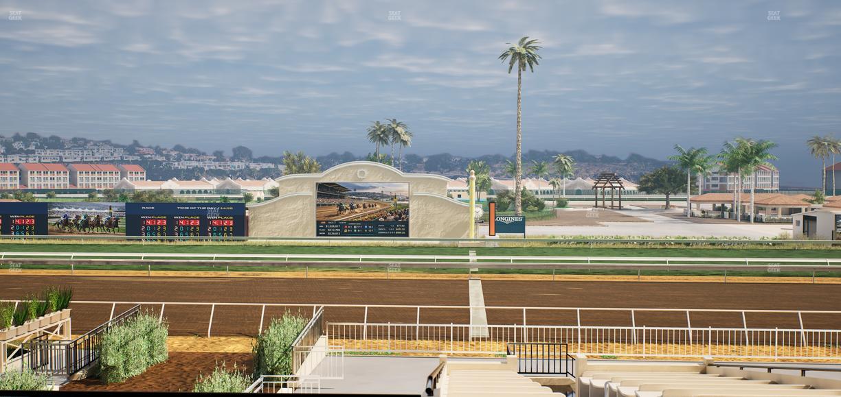 Del Mar Thoroughbred Club - Section Clubhouse Box 18 D Lvl 2 Seat View