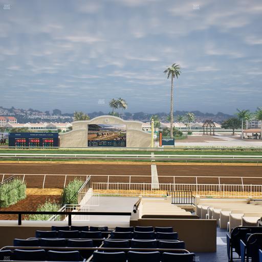 Del Mar Thoroughbred Club - Section Clubhouse Box 18 D Lvl 2 Seat View