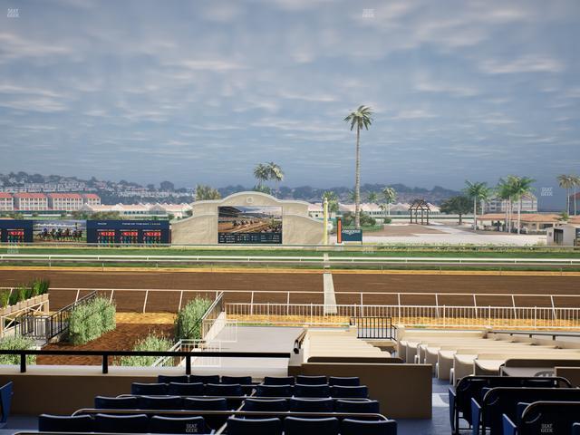 Del Mar Thoroughbred Club - Section Clubhouse Box 18 D Lvl 2 Seat View