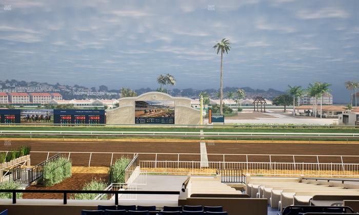 Del Mar Thoroughbred Club - Section Clubhouse Box 18 D Lvl 2 Seat View