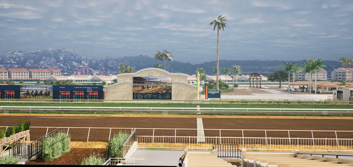 Del Mar Thoroughbred Club - Section Clubhouse Box 18 D Lvl 2 Seat View