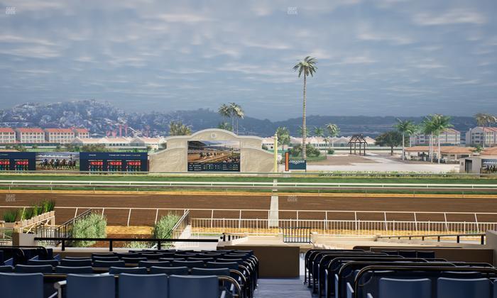 Del Mar Thoroughbred Club - Section Clubhouse Box 18 E Lvl 3 Seat View