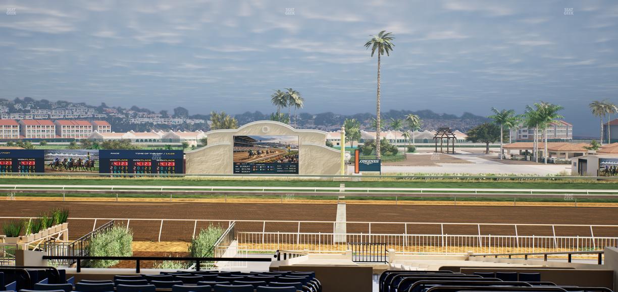 Del Mar Thoroughbred Club - Section Clubhouse Box 18 E Lvl 3 Seat View