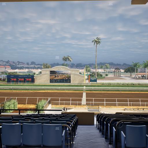Del Mar Thoroughbred Club - Section Clubhouse Box 18 E Lvl 3 Seat View