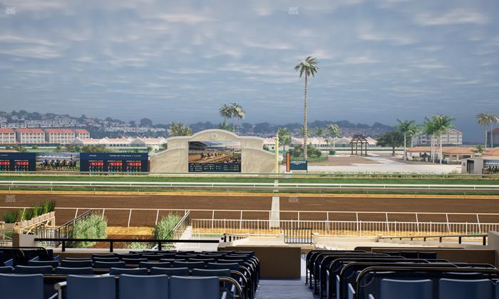 Del Mar Thoroughbred Club - Section Clubhouse Box 18 E Lvl 3 Seat View