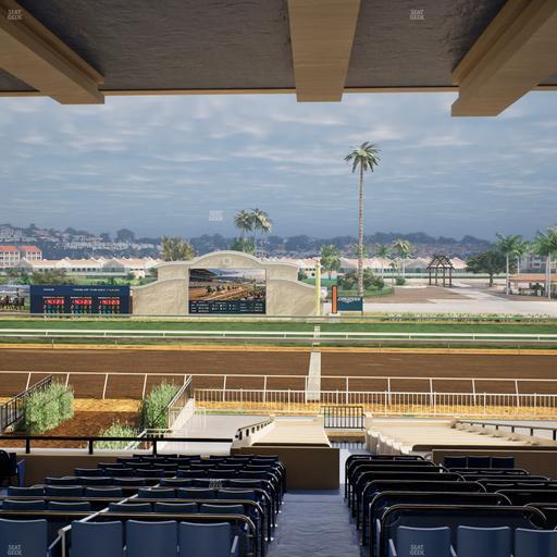 Del Mar Thoroughbred Club - Section Clubhouse Box 18 G Lvl 3 Seat View
