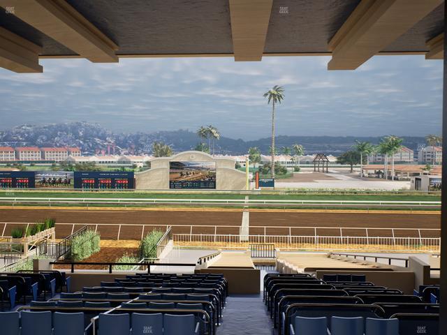 Del Mar Thoroughbred Club - Section Clubhouse Box 18 G Lvl 3 Seat View