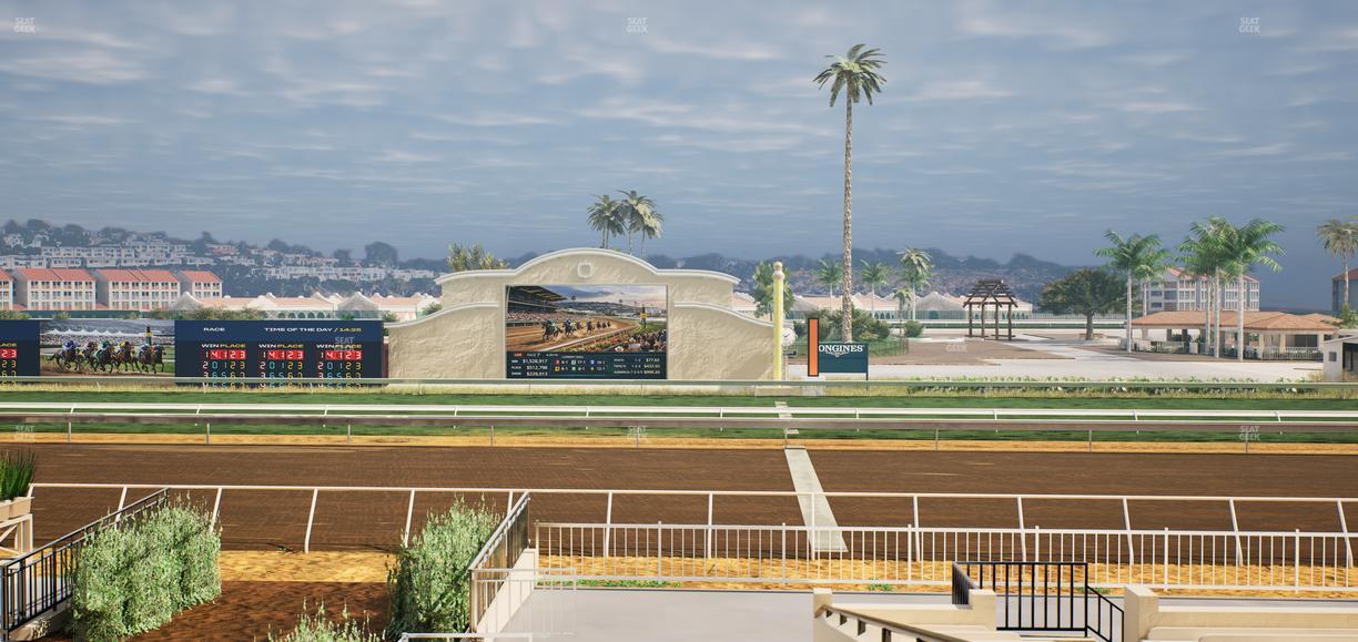 Del Mar Thoroughbred Club - Section Clubhouse Box 19 A Lvl 2 Seat View