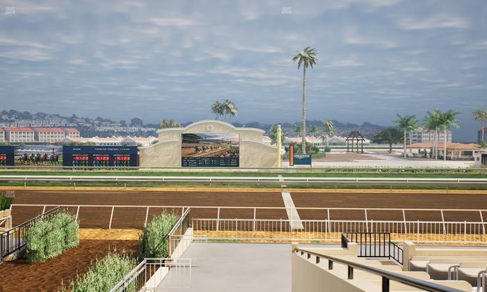 Del Mar Thoroughbred Club - Section Clubhouse Box 19 A Lvl 2 Seat View
