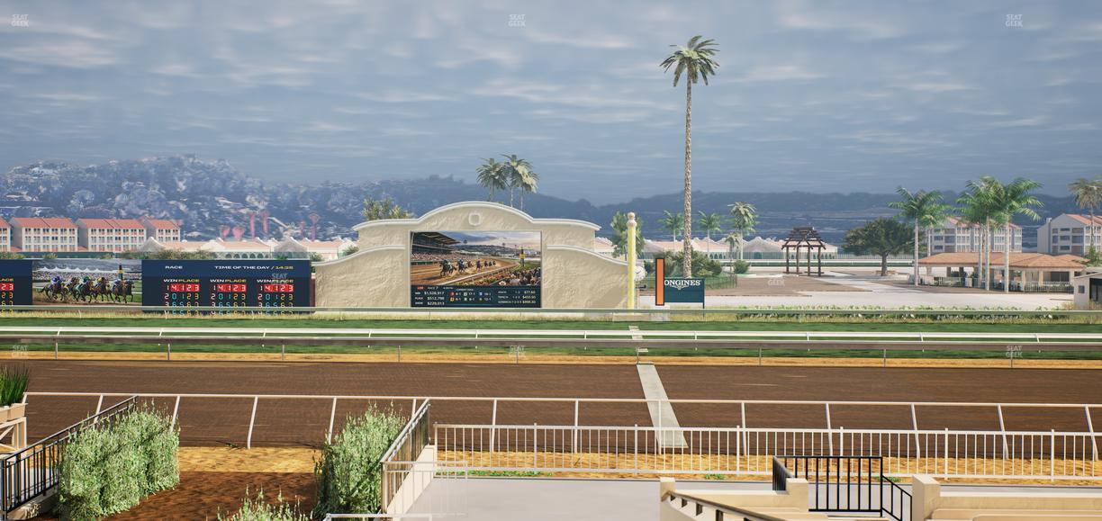 Del Mar Thoroughbred Club - Section Clubhouse Box 19 A Lvl 2 Seat View