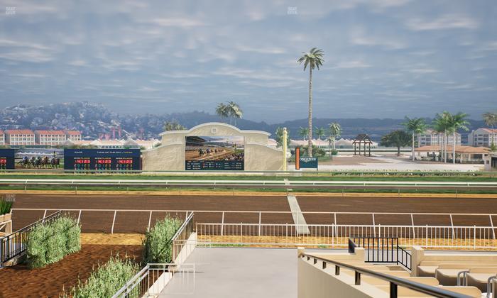 Del Mar Thoroughbred Club - Section Clubhouse Box 19 A Lvl 2 Seat View