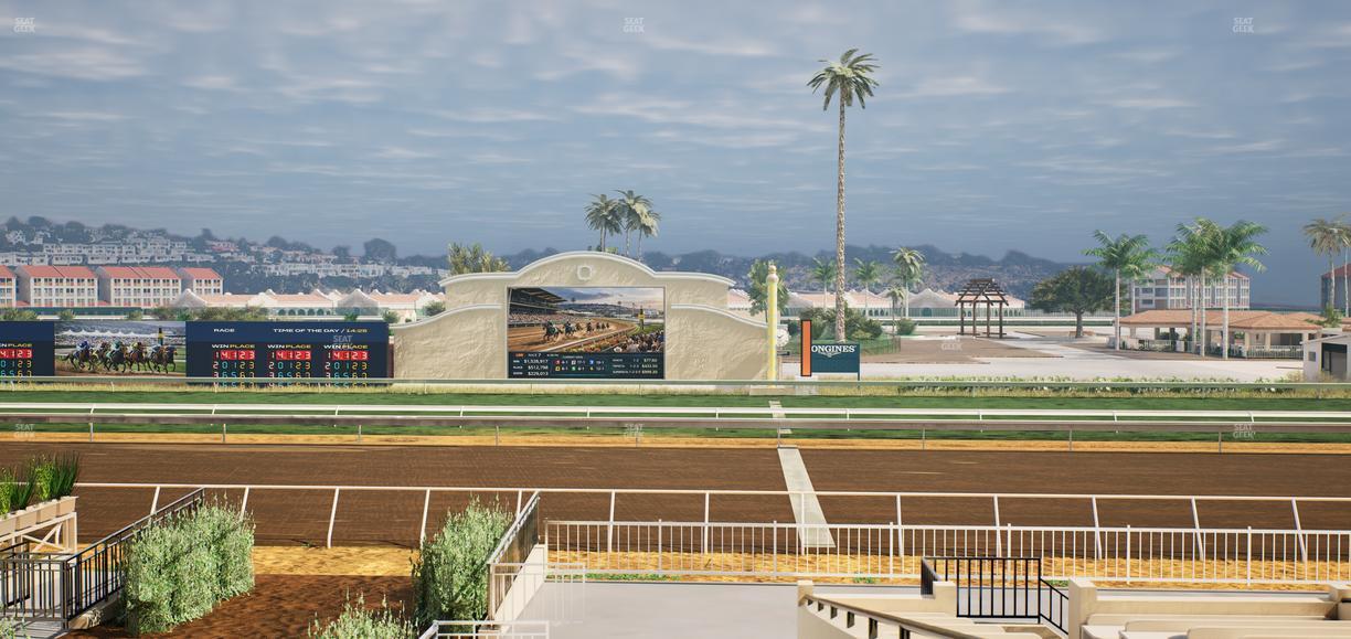 Del Mar Thoroughbred Club - Section Clubhouse Box 19 B Lvl 2 Seat View