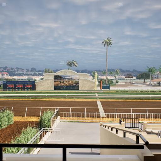 Del Mar Thoroughbred Club - Section Clubhouse Box 19 B Lvl 2 Seat View