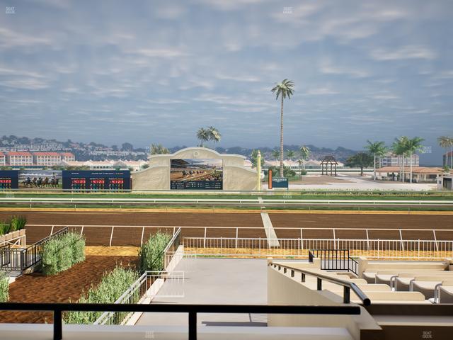 Del Mar Thoroughbred Club - Section Clubhouse Box 19 B Lvl 2 Seat View