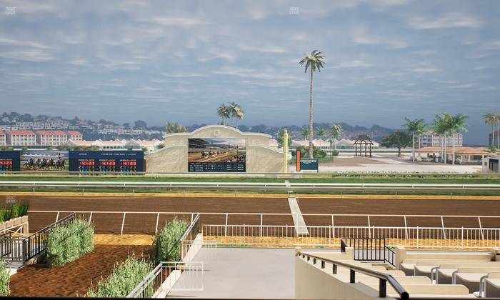 Del Mar Thoroughbred Club - Section Clubhouse Box 19 B Lvl 2 Seat View