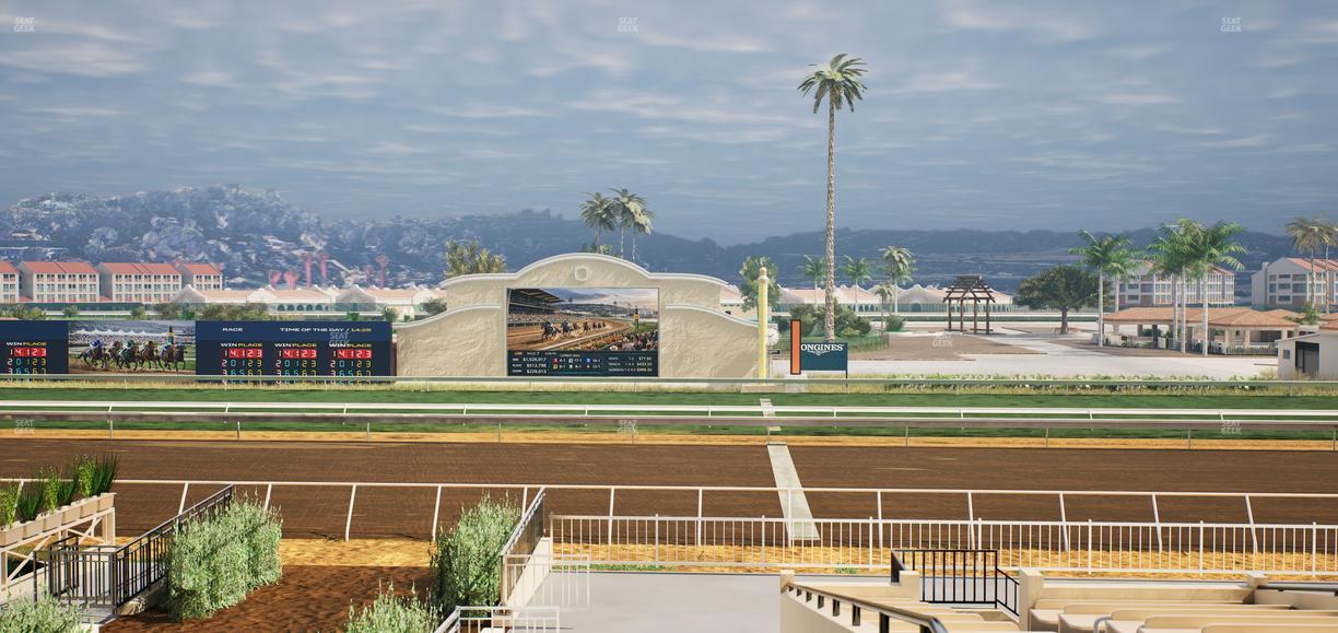 Del Mar Thoroughbred Club - Section Clubhouse Box 19 C Lvl 2 Seat View