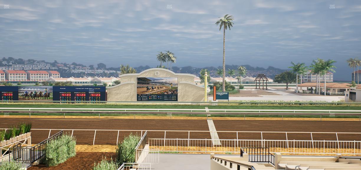 Del Mar Thoroughbred Club - Section Clubhouse Box 19 C Lvl 2 Seat View