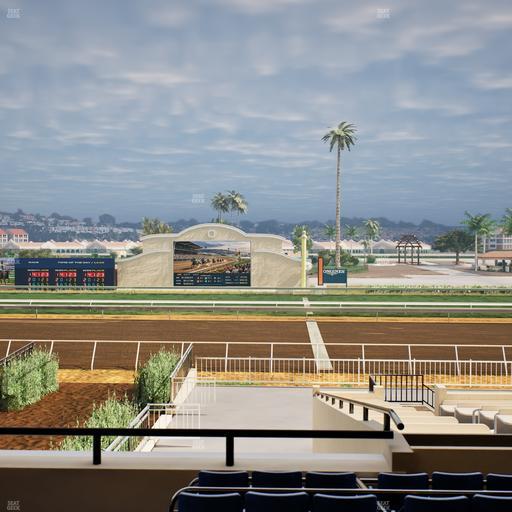 Del Mar Thoroughbred Club - Section Clubhouse Box 19 C Lvl 2 Seat View