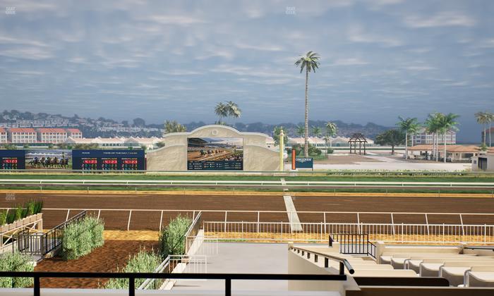 Del Mar Thoroughbred Club - Section Clubhouse Box 19 C Lvl 2 Seat View