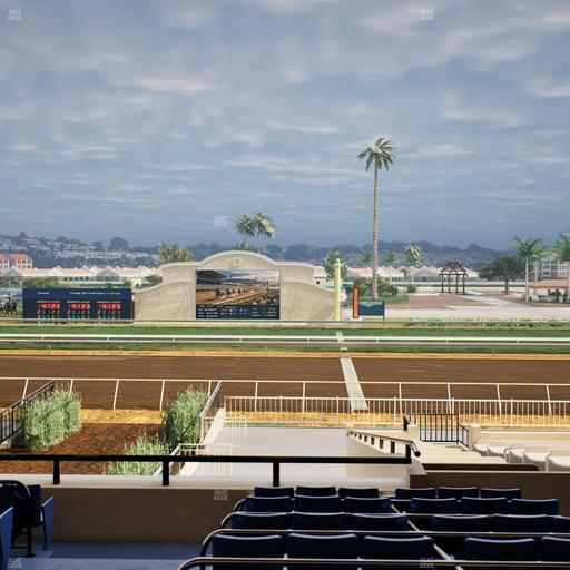 Del Mar Thoroughbred Club - Section Clubhouse Box 19 D Lvl 2 Seat View