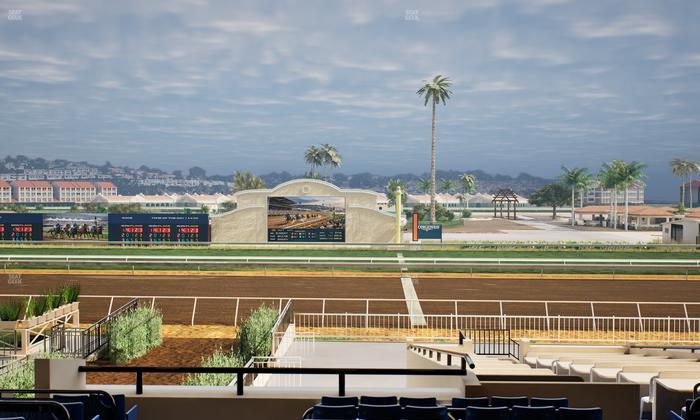 Del Mar Thoroughbred Club - Section Clubhouse Box 19 D Lvl 2 Seat View