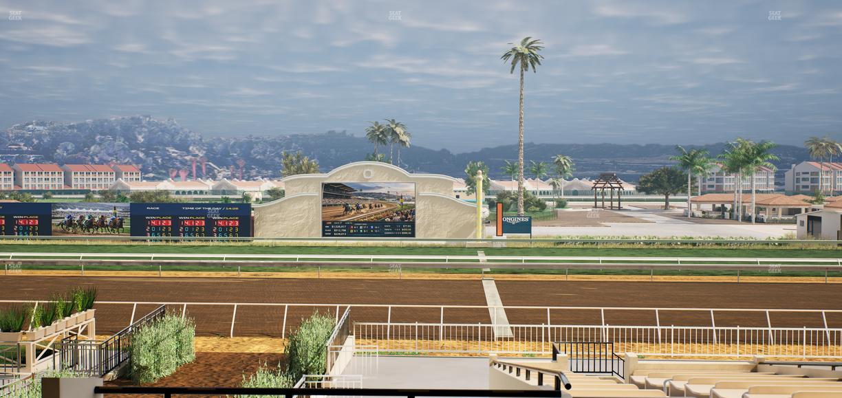Del Mar Thoroughbred Club - Section Clubhouse Box 19 D Lvl 2 Seat View