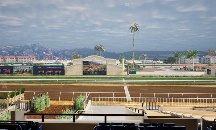 Del Mar Thoroughbred Club - Section Clubhouse Box 19 D Lvl 2 Seat View